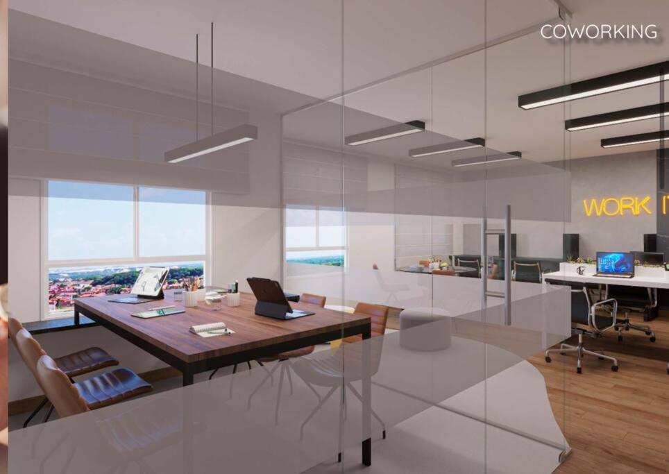 Apto Com Varanda E Vista Mar Em Clube Apartamento *